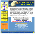 Alaskans For Fair Taxes screen